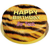 Geburtstagstorte Tiger Style