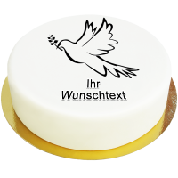 Konfirmationstorte Friedenstaube