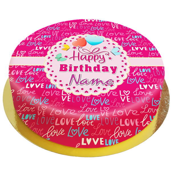 Geburtstagstorte Pink Loves