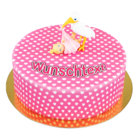 Welcome-Baby-Girl-Torte