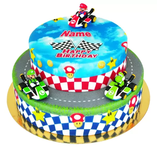 Mariokart auf  Racer Torte