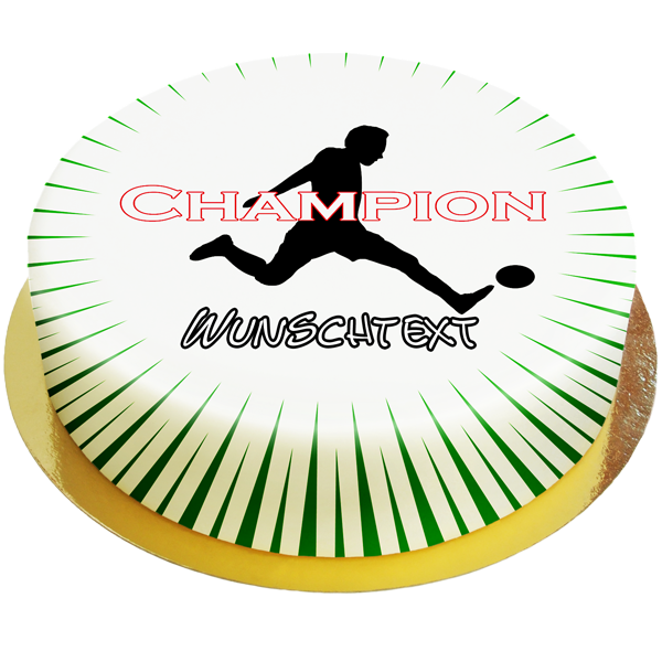 Fussballtorte Champion