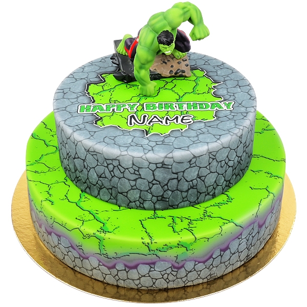 Hulk auf Power Torte