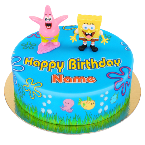 Spongebob und Patrick auf Sea Party Torte