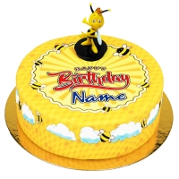 Willi auf Honig Torte - Biene Maja