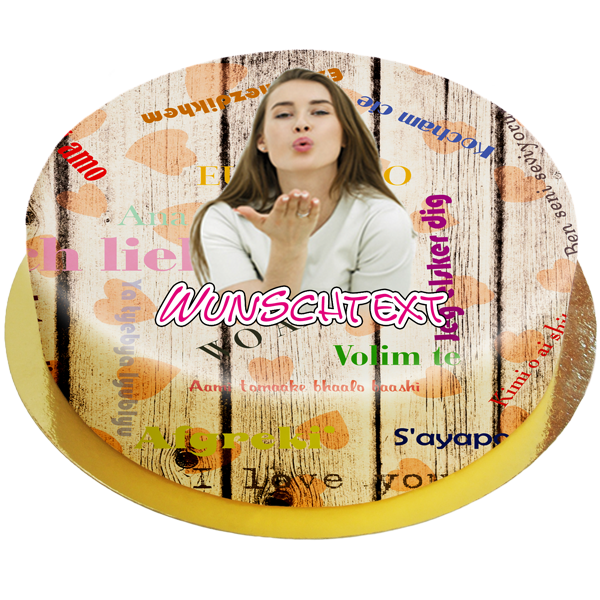 Fototorte International Love