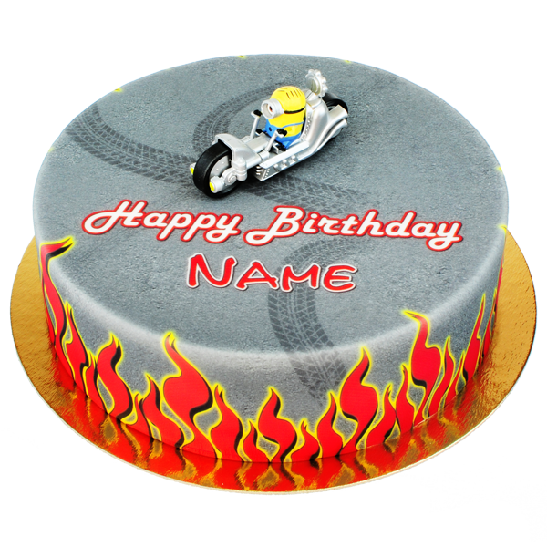 Minion Stuart auf Burner Torte