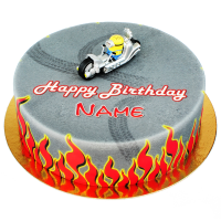 Minion Stuart auf Burner Torte