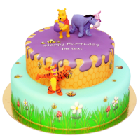 Winnie Pooh auf Honeyland Torte