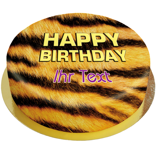 Geburtstagstorte Tiger Style