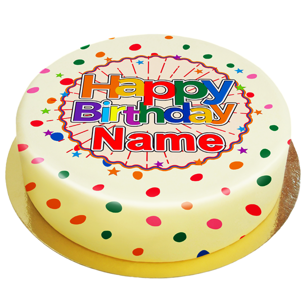 Geburtstagstorte Konfetti Party