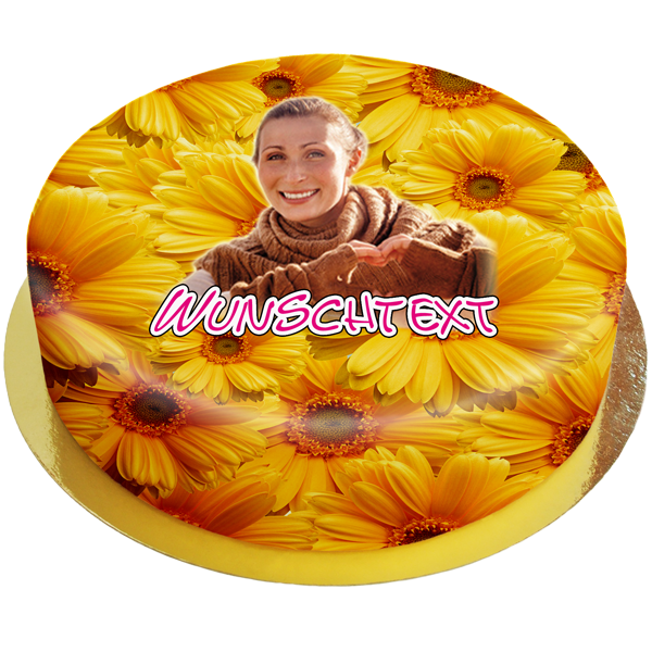 Fototorte Gerbera