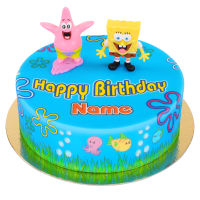 Spongebob und Patrick auf Sea Party Torte
