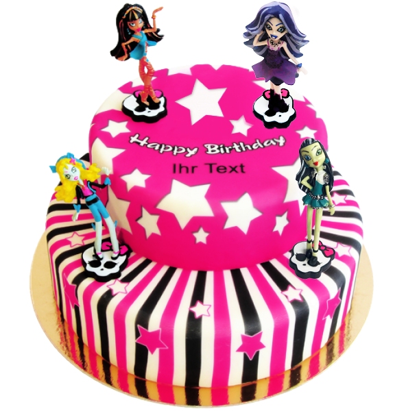 Monster-High auf Sweet Monster Torte