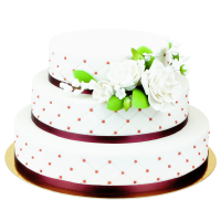 Hochzeitstorte Luxury Bordeaux triple