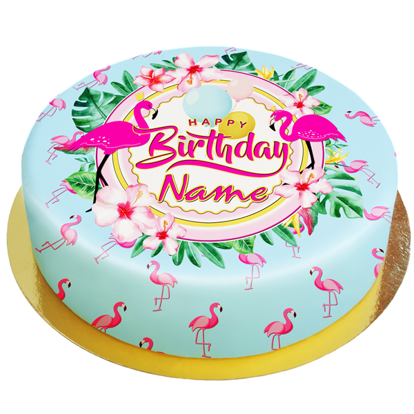 Geburtstagstorte Flamingo Party