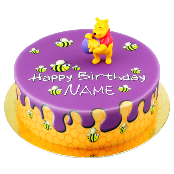 Winnie Puuh auf Honey Torte