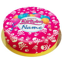 Geburtstagstorte Pink Skull