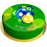 Fussballtorte Green