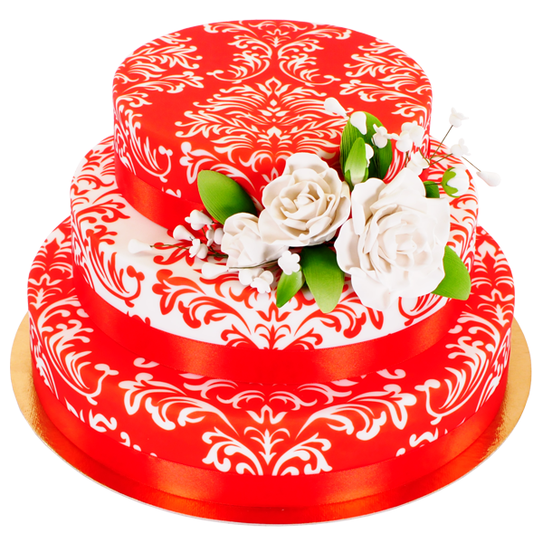 Hochzeitstorte Love Roses triple