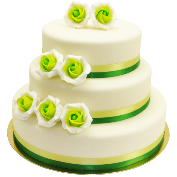 Hochzeitstorte Green Roses triple